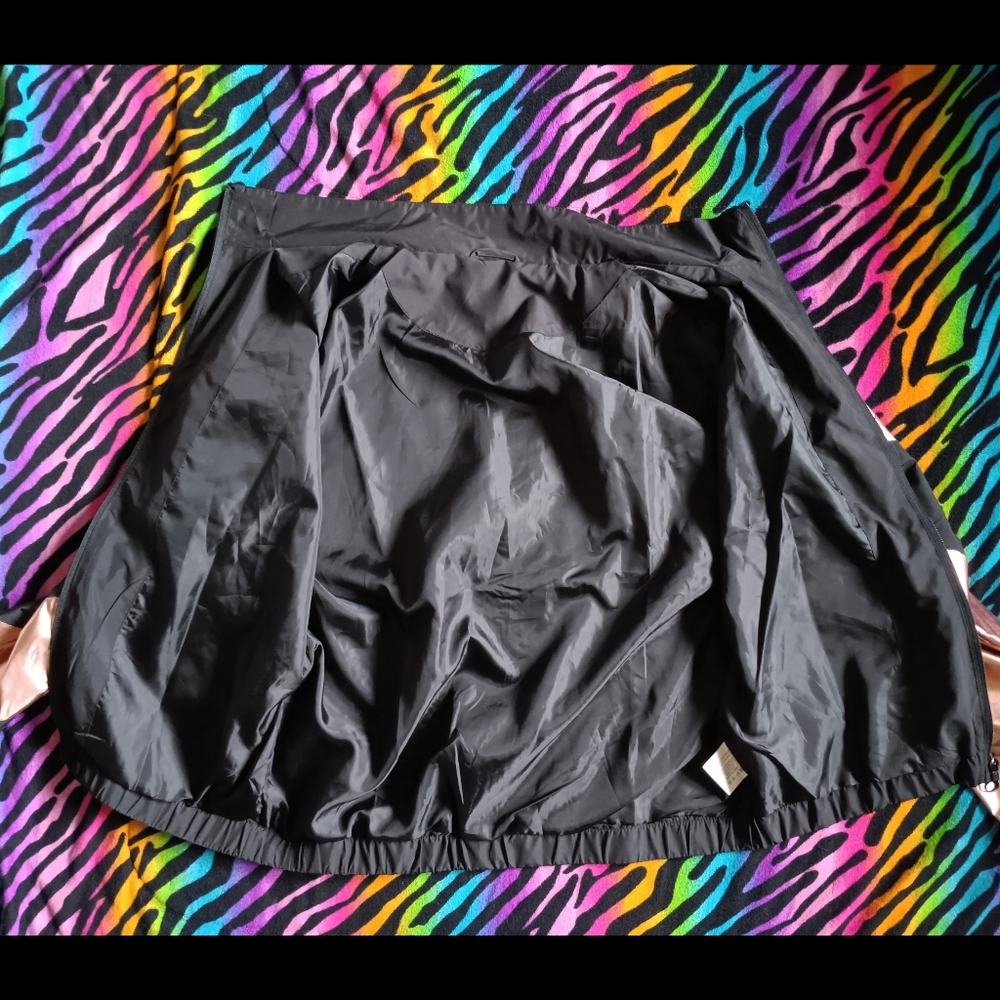 🖤 Zyia Active Black and Rose Gold Windbreaker Jacket Womens Small Moon - Picture 7 of 11